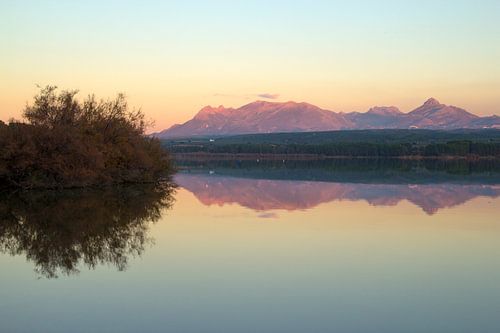 Réflexion sur la montagne Cubillas
