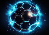 Leuchtender Fußball