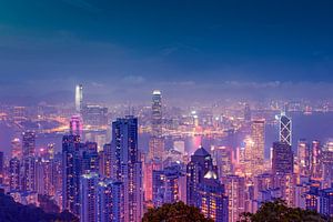 Hong Kong Panorama van Pascal Deckarm