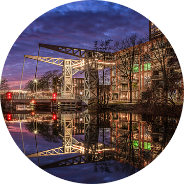 Tilburg, Piushaven en brug "Den Ophef" van Dennis Donders