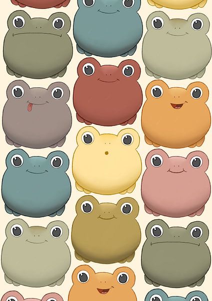 Frog Parade by Dewi Zwiers - van Dreven