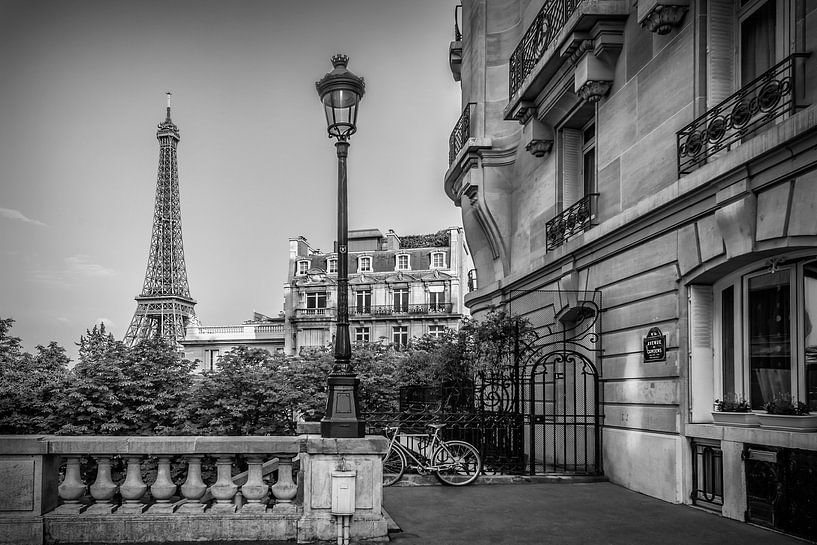 Pariser Charme | Monochrom von Melanie Viola