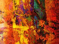 Modern, Abstract Digital Artwork - Everything Thats Perfect Falls Away