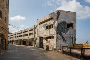 Bâtiments en béton au port de la vieille ville de Jaffa, Tel-Aviv. Israël