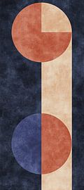 Contrast Shapes | Circle and Rectangle Abstract by Modern Collection