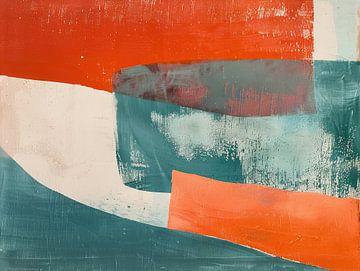 Landschap kleurrijk schilderij van Modern Collection
