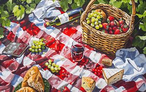 Pique-nique sous les vignes