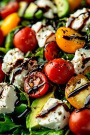 Salad enjoyment by Poster Art Shop