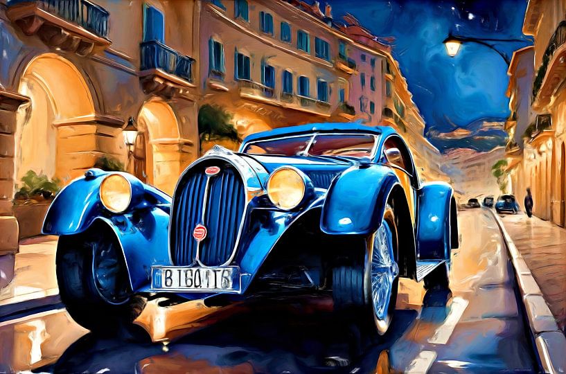 Een automobiele schoonheid - Bugatti van DeVerviersBelgium
