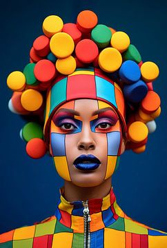 Expressieve Geometrie - Powerful Queen of Dots