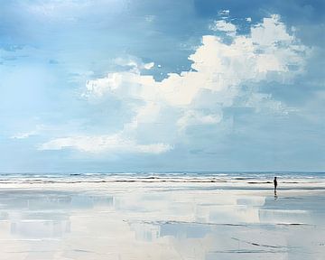 Noordzee Strand van Blikvanger Schilderijen