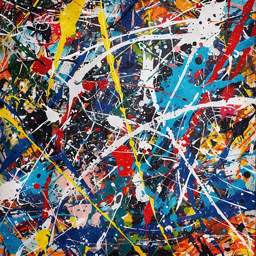 Een knipoog naar Pollock