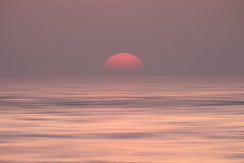Abstrakter Sonnenuntergang von Arjen Roos