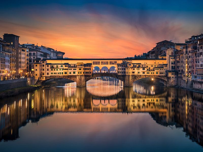 Ponte Vecchio in Florenz von Michael Abid