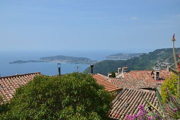 Blick von Èze bei Nizza von Bart van Wijk Grobben