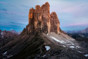 Lever du soleil à Tre Cime