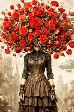 Steampunk Blühende Gedankenwelt von Digital Picture Art