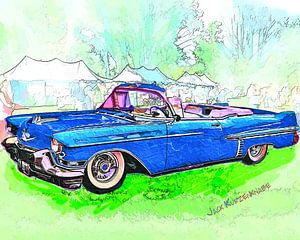 1957 Cadillac Convirtible sur Atelier Liesjes