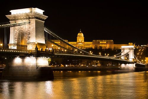 De Kettingbrug in Boedapest Hongarije