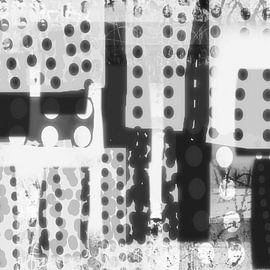 Lochmuster Schwarz Weiss von Claudia Gründler