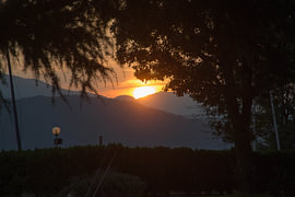 Zonsondergang van Hans van Dijk