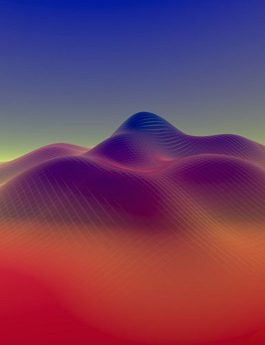 Zonsondergang in de bergen 17