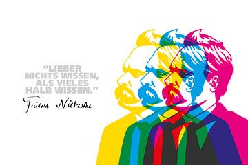 Friedrich Nietzsche Zitat von Harry Hadders