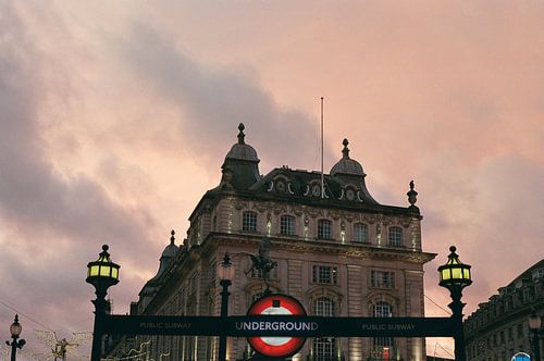 Sunset over Piccadilly Circus