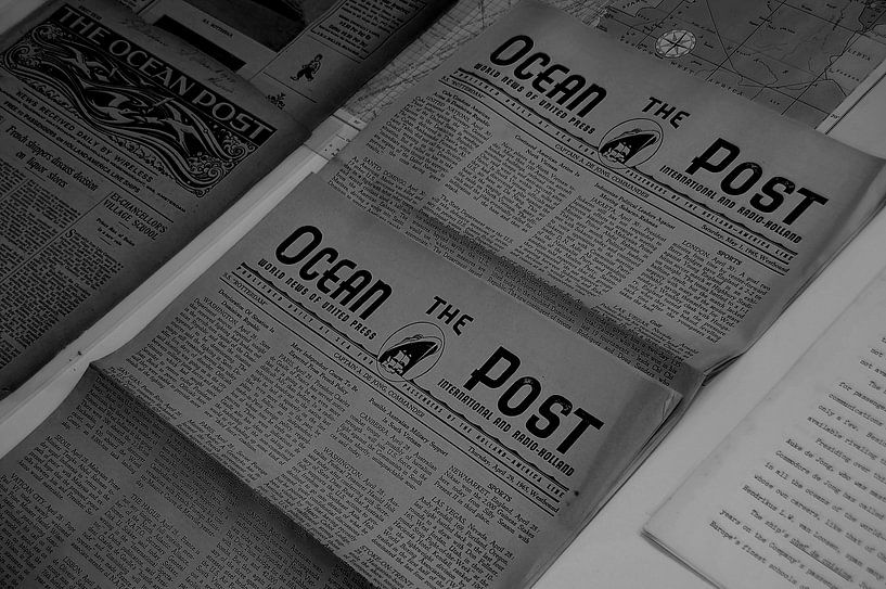 Ocean Post black and white by Europhoto Netherlands