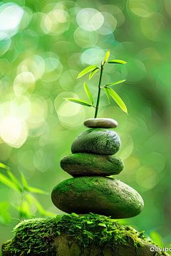 Zen evenwicht van Poster Art Shop