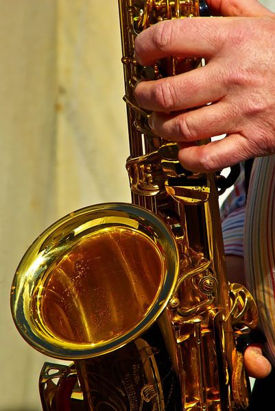 saxofoons spelen van Norbert Sülzner