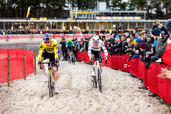 Zilvermeercross van der Poel van Aert