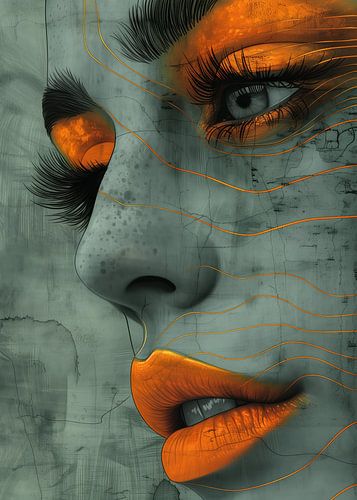 Buitengewone vrouwelijkheid geweven met draden van goud 9