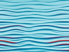 Abstract wavy lines by Maurice Dawson