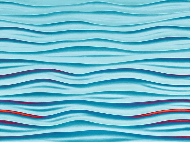 Abstract wavy lines by Maurice Dawson