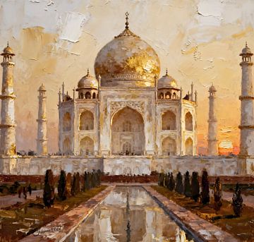 Taj Mahal, India sur Johannas Art Creations