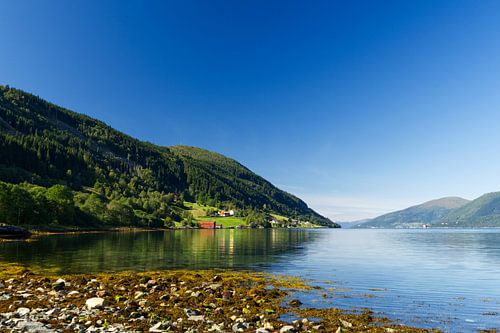 Nordfjordeid mit steinigem Ufer von Anja B. Schäfer