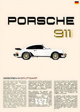 Porsche 911 Turbo van Gapran Art