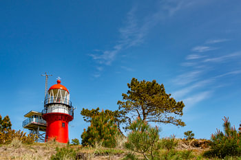 Vuurtoren de Vuurduin op Vlieland.