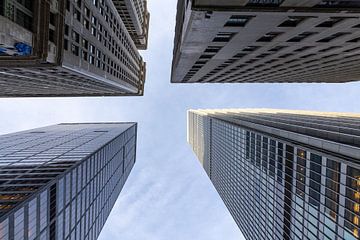 Wolkenkrabbers in New York City van Jordy Blokland