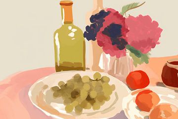 Picturesque still life in pastel colours by Studio Allee