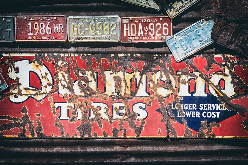 American West - Old US License Plates by Philippe HUGONNARD