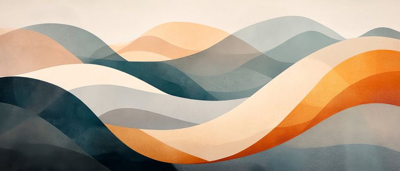 Wavescape van Poster Art Shop