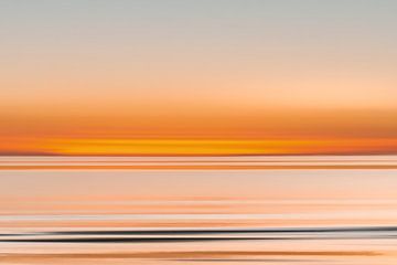 zonsondergang aan de Zeeuwse kust van Klaartje Majoor