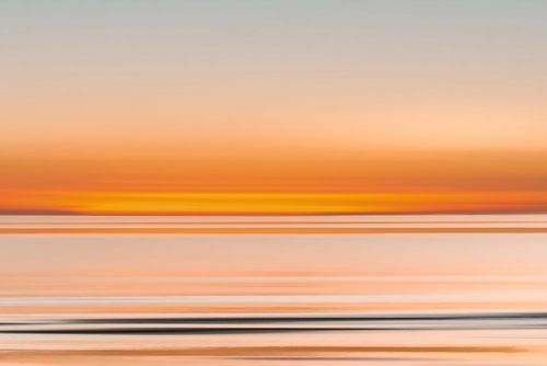 zonsondergang aan de Zeeuwse kust