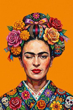 Tangerine Frida by Marja van den Hurk
