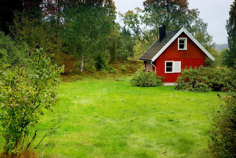 Schwedenhäuschen im Wald par Heike Hultsch