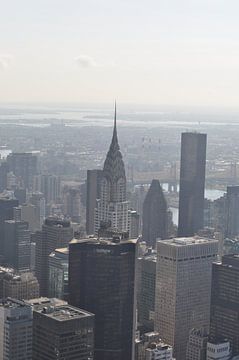 De skyline van New York van Myrthe Visser-Wind