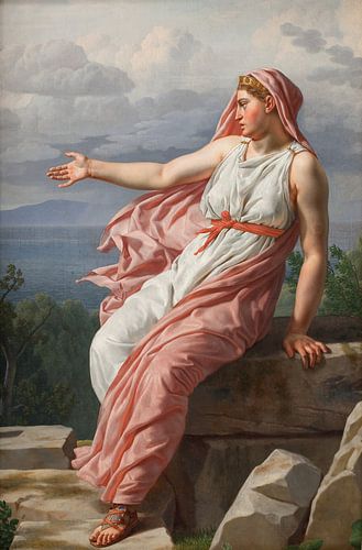 Christoffer Wilhelm Eckersberg, Alkyone's afscheidsgroet aan haar vertrekkende echtgenote, 1813