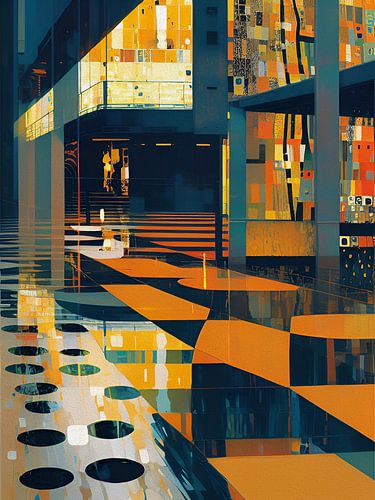 Walk By ,Stadswandeling in Klimt-kleuren